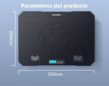 COOLER PARA LAPTOP 6 VENTILADORES LUZ RGB